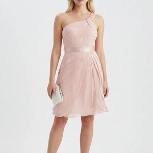 Adrianna Papell Light Pink Cocktail Dress